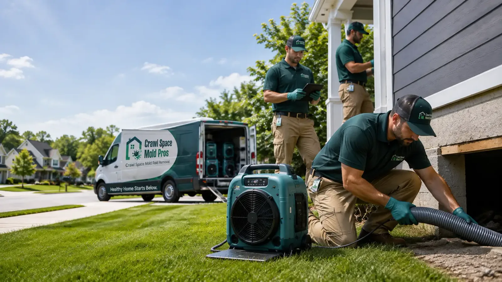 Crawl Space Mold Removal in Greenfield, OH